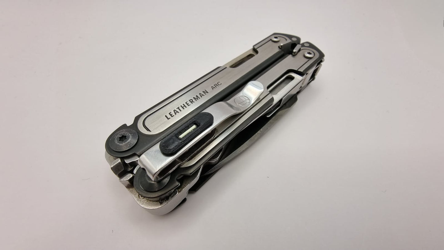 Pocket Clip Insert  "Tritium design" for Leatherman Arc, FREE P2 P4 - Accessories your clip!