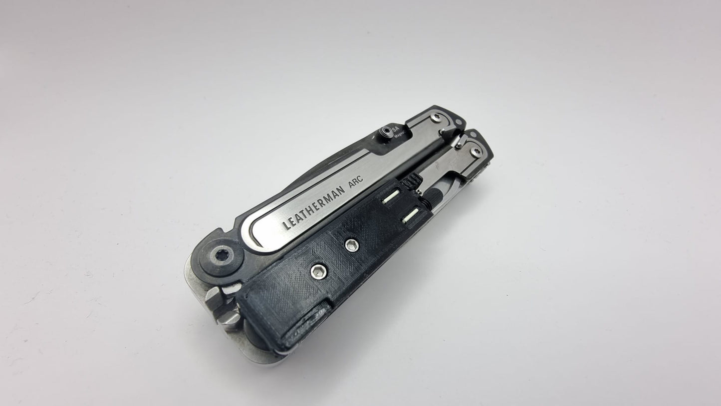 Ferro Rod, Pen, Micro SD Card Holder, Tweezers, Toothpick and needle for Leatherman Arc, FREE P2, P4 "Tritium design" - The Prepper