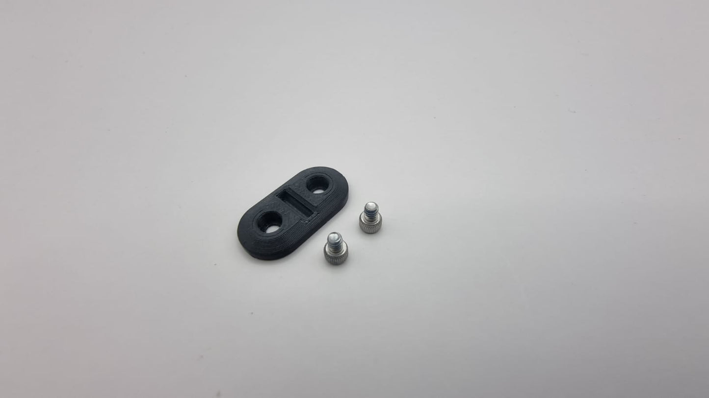 Leatherman Arc Hole Plate  - Tritium Insert - Cover The Pocket Clip Holes