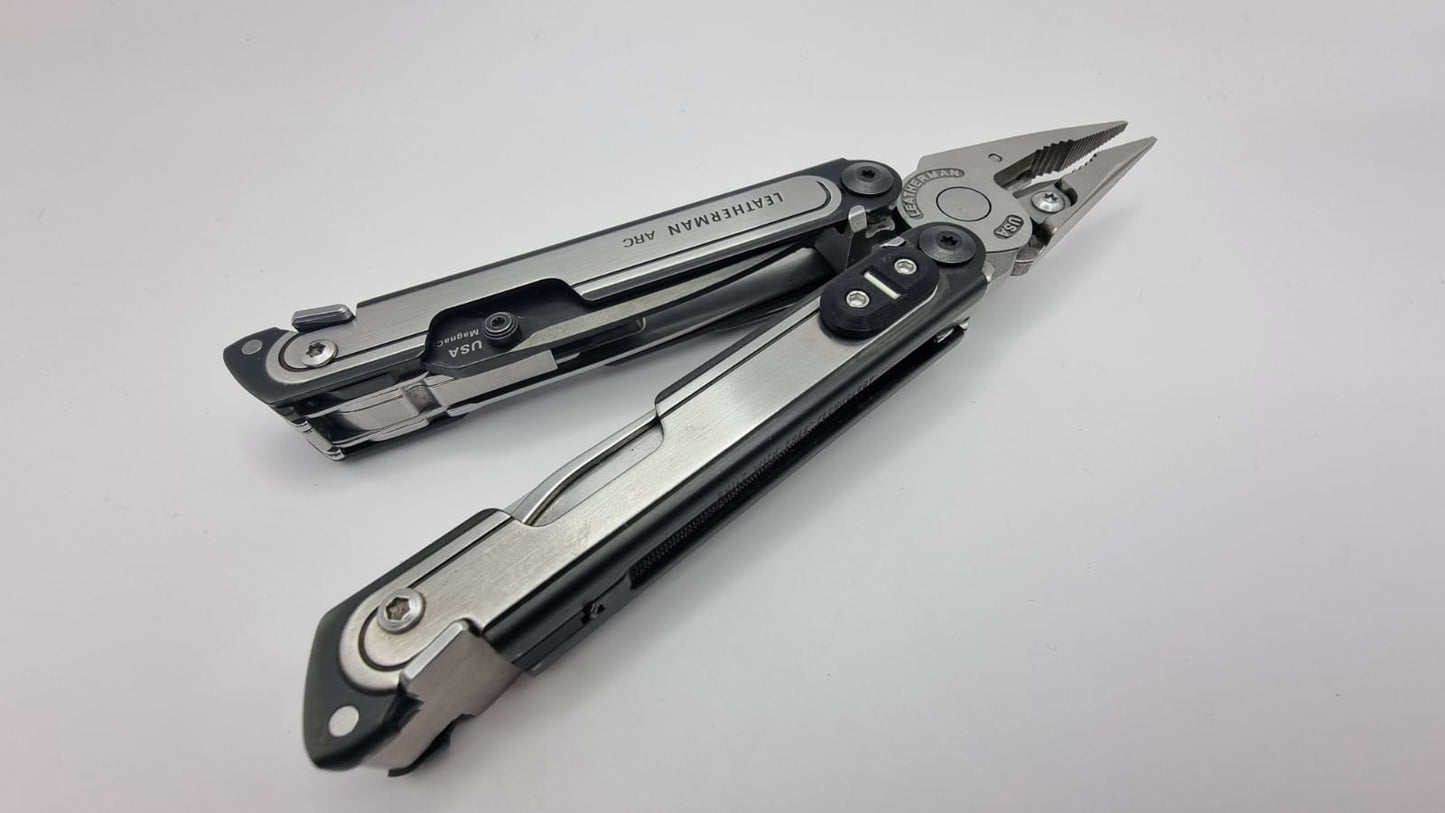 Leatherman Arc Hole Plate  - Tritium Insert - Cover The Pocket Clip Holes