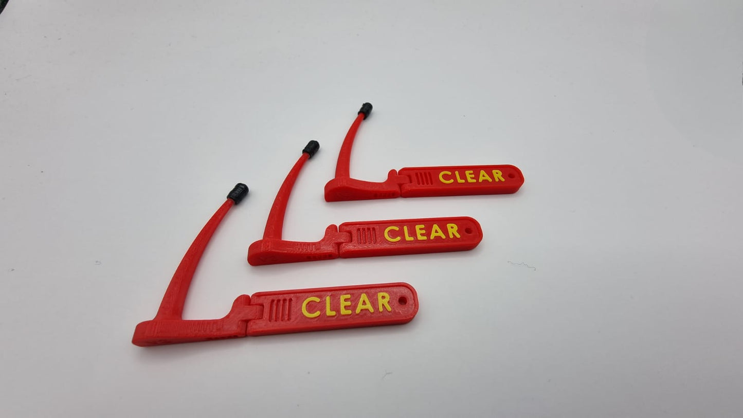 Chamber Flag, Empty Chamber Indicator, Safety Flag, Breech Flag, Hinged Design