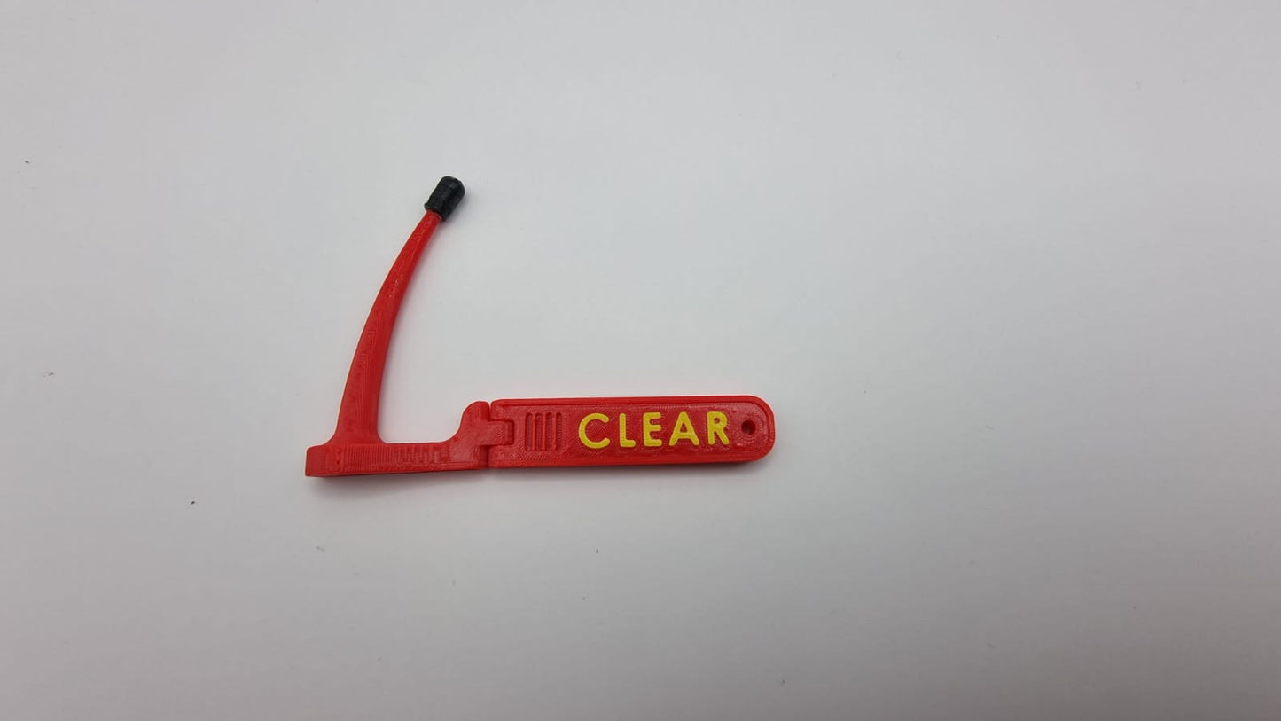 Chamber Flag, Empty Chamber Indicator, Safety Flag, Breech Flag, Hinged Design