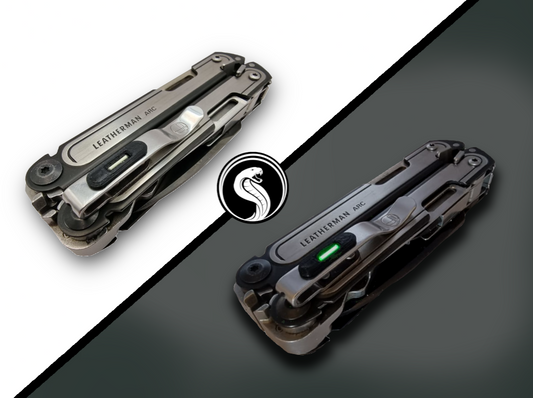 Pocket Clip Insert  "Tritium design" for Leatherman Arc, FREE P2 P4 - Accessories your clip!